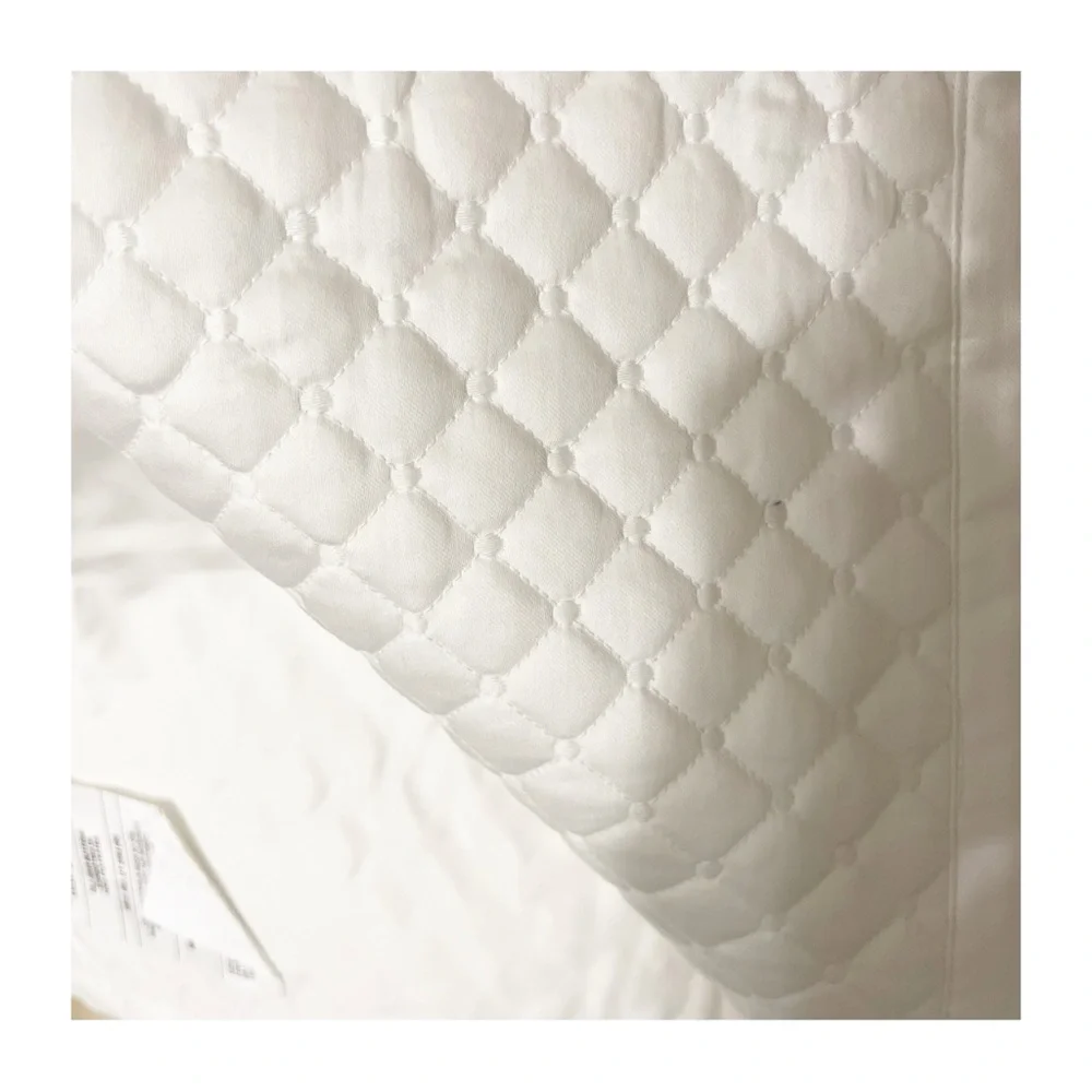Damask by Charter Club King Elegant White Quilted Bedding Shams NWT Romantic Set